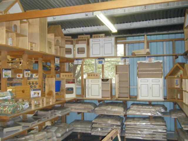 Doll's houses, fridges and washing machines, all made from wood. There even was a lawn mower.