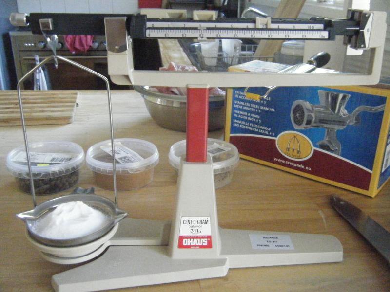 I personally prefer gram, so I bought this used scale in Germany.