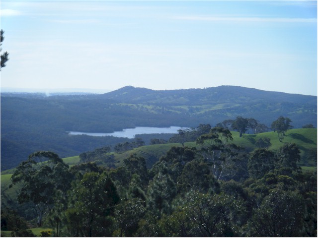 Blick auf den Kangaroo Lake - Nord Adelaides Wasserspeicher